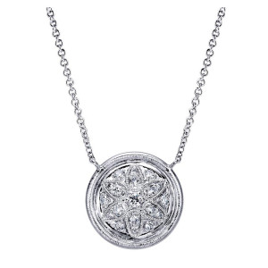 Gabriel Fashion Silver Mediterranean Necklace NK4018SVJWS