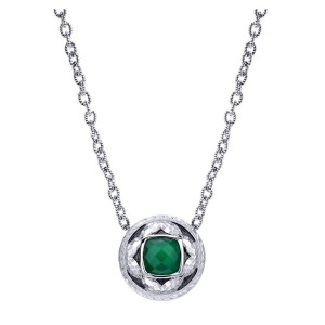 Gabriel Fashion Silver Byblos Necklace NK4058SVJGO
