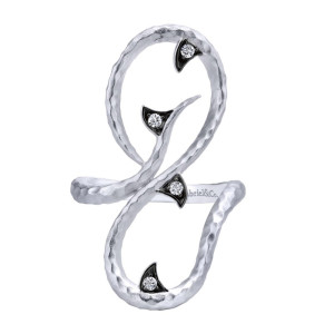 Gabriel Fashion Silver Byblos Ladies' Ring LR50597SVJWS