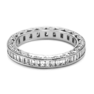 Tacori HT2532SMB Platinum Wedding Band