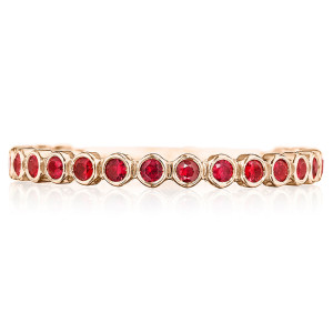Tacori 200-234RBPK 18 Karat Sculpted Crescent Wedding Ring