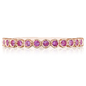 Tacori 200-2ETPKSPK 18 Karat Sculpted Crescent Wedding Ring