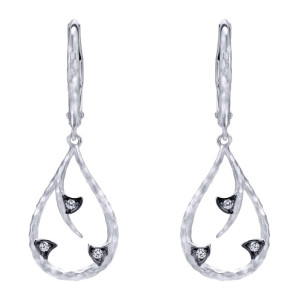 Gabriel Fashion Silver Byblos Drop Earrings EG12547SVJWS