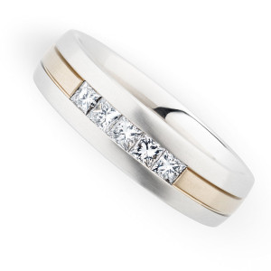 244747 Christian Bauer Platinum - 18 Karat Diamond Wedding Ring / Band