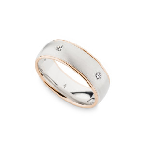 244781 Christian Bauer 14 Karat Two-Tone Wedding Ring / Band