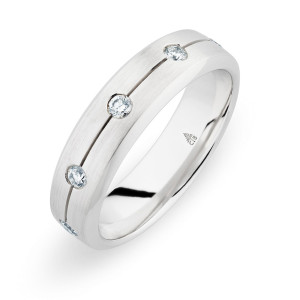 245449 Christian Bauer 14 Karat Diamond Wedding Ring / Band