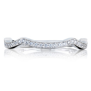 2647MDB Platinum Tacori Ribbon Diamond Wedding Ring