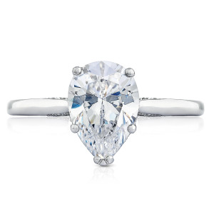 2650PS10X7 Platinum Simply Tacori Engagement Ring