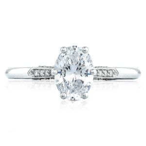 Tacori 2651OV75X55 18 Karat Simply Tacori Engagement Ring