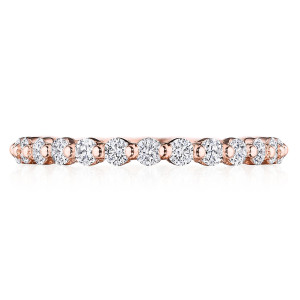 Tacori 2666B34PK 18 Karat Sculpted Crescent Wedding Ring