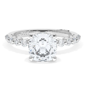 Tacori 2666CU7W 18 Karat Sculpted Crescent Engagement Ring