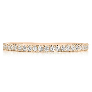 Tacori 266715B34PK 18 Karat Sculpted Crescent Wedding Ring