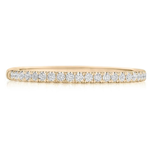 Tacori 18 Karat Simply Tacori French Pavé Wedding Band 267015BETPK