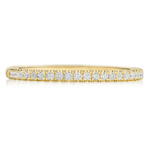 Tacori 18 Karat Simply Tacori French Pavé Wedding Band 267015BETY