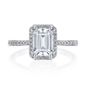 Tacori 2677EC85X6W 18 Karat Simply Tacori Engagement Ring