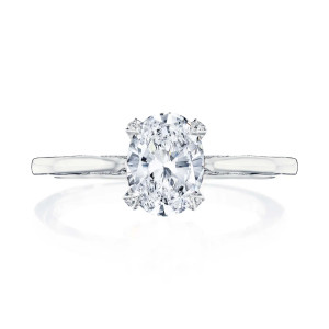 Tacori 2678OV8X6W 18 Karat Sculpted Crescent Engagement Ring