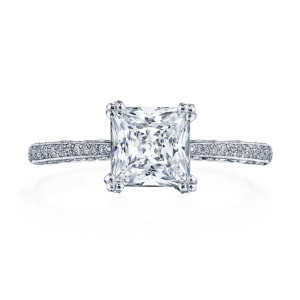 2680PR6 Platinum Tacori Classic Crescent Engagement Ring
