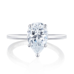 Tacori 268917PS11X7W 18 Karat Dantela Engagement Ring