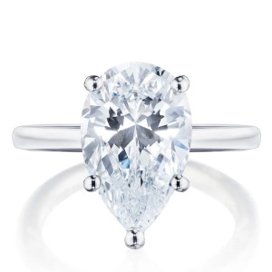 Tacori 268922PS14X9W 18 Karat Dantela Engagement Ring
