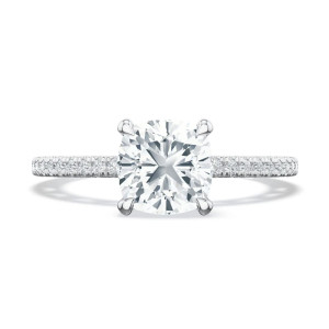 Tacori 272017CU65W 18 Karat Lunetta Crescent Engagement Ring