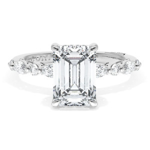 Tacori 272822EC85X6PL Platinum Sculpted Crescent Engagement Ring