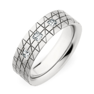 243628 Christian Bauer Platinum Diamond Wedding Ring / Band