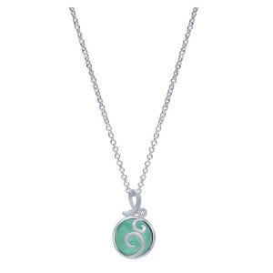 Gabriel Fashion Silver Byblos Necklace NK4495SV5XG
