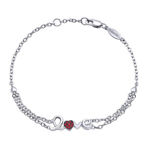 Gabriel Fashion Silver Trends Chain Bracelet TB3157SVJRA