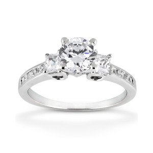 Taryn Collection Platinum Diamond Engagement Ring TQD 4236