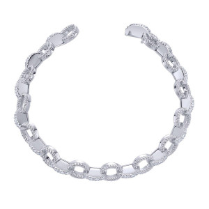Gabriel Fashion 14 Karat Hampton Diamond Tennis Bracelet TB1207W44JJ