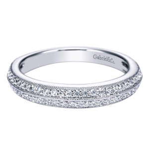 Gabriel 14 Karat Victorian Wedding Band WB4310W44JJ