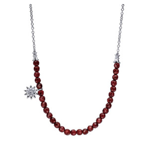 Gabriel Fashion Silver Trends Necklace NK3739SV5GN