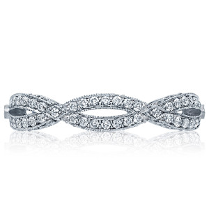 Tacori HT2528B 18 Karat Ribbon Diamond Wedding Band