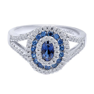 Gabriel Fashion 14 Karat Lusso Color Ladies' Ring LR5039W44SA