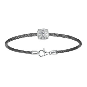 Gabriel Fashion Silver Two-Tone Hampton Stainless Steel Bangle Bracelet BG2868PBMX5JJ