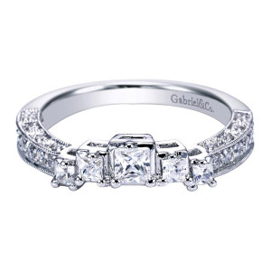 Gabriel 14 Karat Victorian Wedding Band WB3891W44JJ