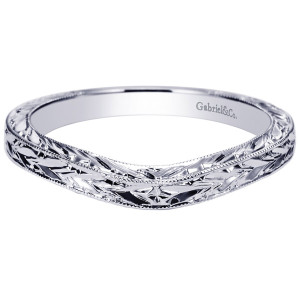 Gabriel 14 Karat Victorian Wedding Band WB8666W4JJJ