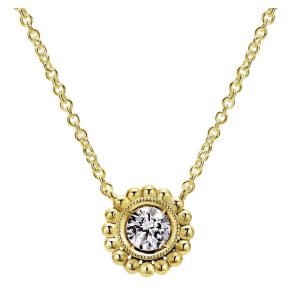 Gabriel Fashion 14 Karat Bombay Necklace NK4766Y45JJ