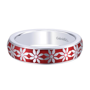 Gabriel Fashion Silver Stackable Stackable Ladies' Ring LR5884-7E1SVJJJ