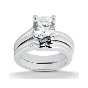 Taryn Collection Platinum Diamond Engagement Ring TQD A-7261