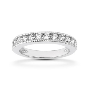 Diamond Channel Set Band 14 Karat Taryn Collection TQD B-0525