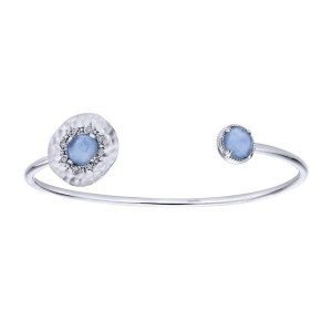 Gabriel Fashion Silver Byblos Cuff Bracelet BG3698SVJMC