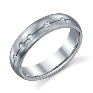 244620 Christian Bauer 14 Karat Diamond Wedding Ring / Band