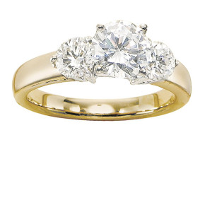 Gabriel 14 Karat Contemporary Engagement Ring ER2790M43JJ