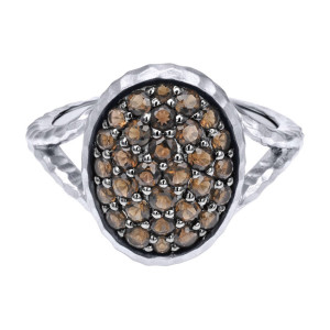 Gabriel Fashion Silver Organic Ladies' Ring LR50503SVJSQ
