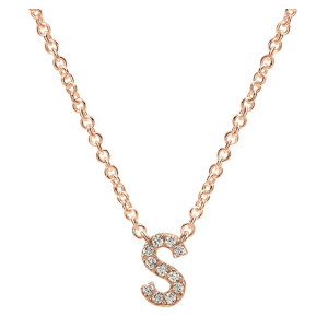 Gabriel Fashion 14 Karat Initial Initial Necklace NK4577S-K45JJ