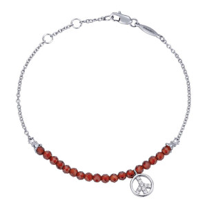Gabriel Fashion Silver Trends Chain Bracelet TB3121SV5GN