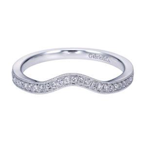 Gabriel 14 Karat Victorian Wedding Band WB6983W44JJ