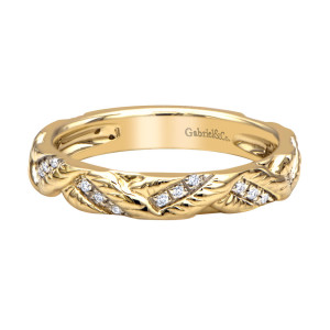 Gabriel Fashion 14 Karat Stackable Ladies' Ring LR4881Y44JJ