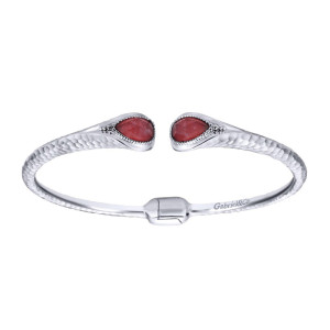 Gabriel Fashion Silver Two-Tone Temptation Cuff Bracelet BG3675MXJRX